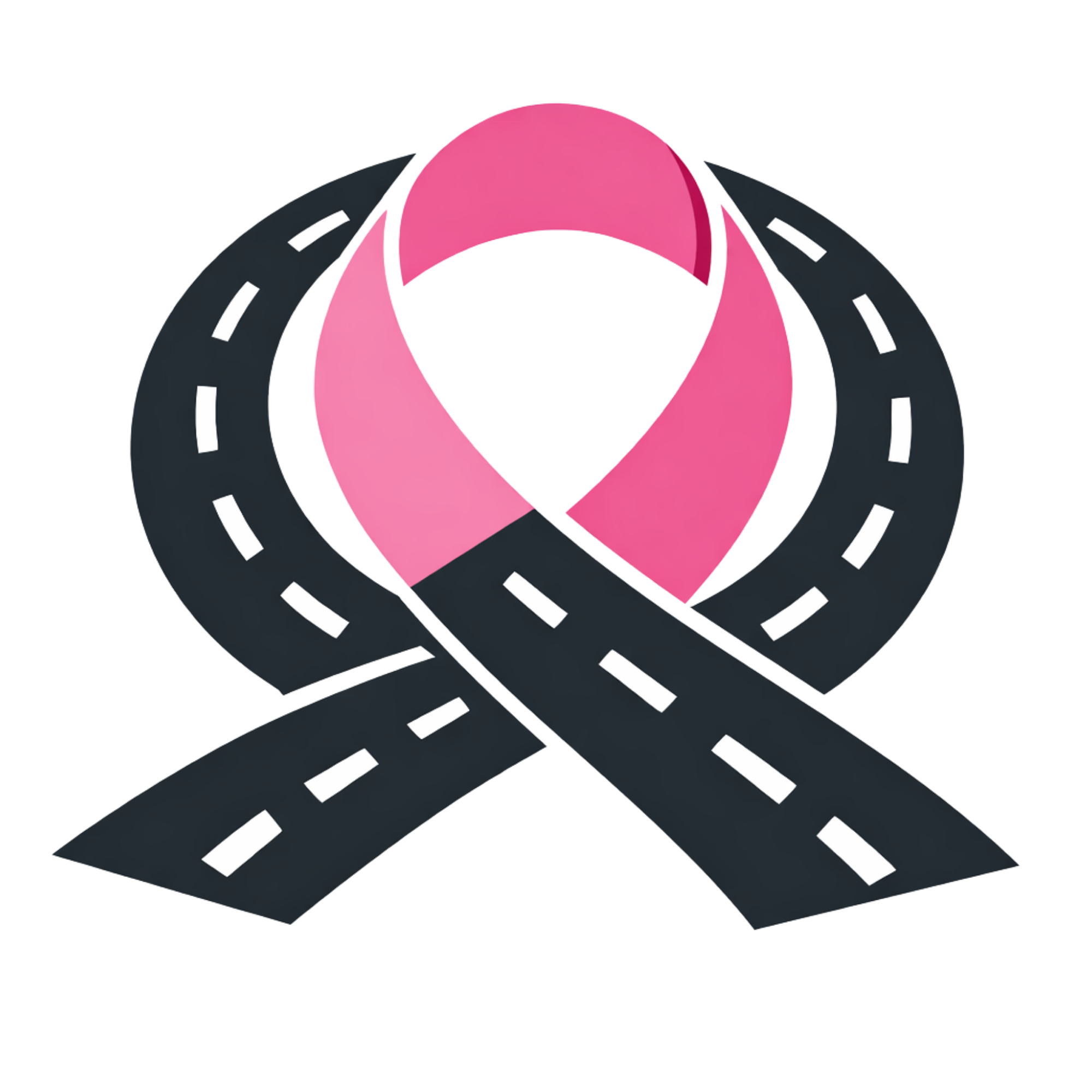 Logo Je roule contre le cancer